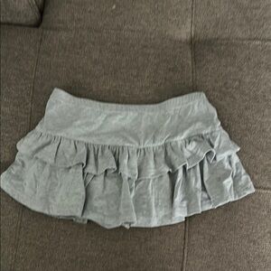 SHEIN Gray Bubble Mini Skirt
